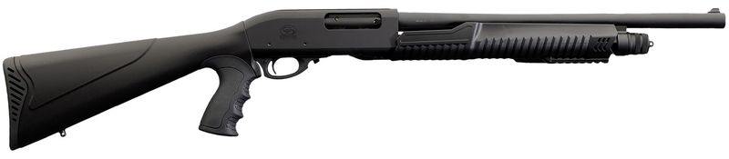 Chiappa 301 Pump Shotgun 930294, 18.50", 3" Chmbr, Black Fixed Synthetic Stock, 4 Rds
