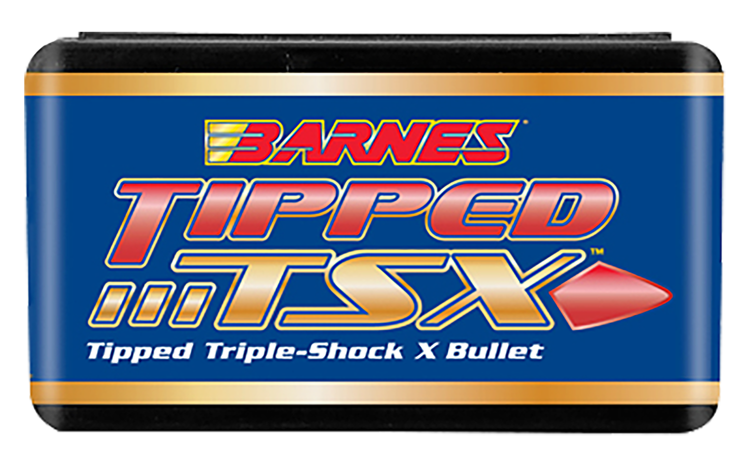 Barnes .338 Caliber 160 Grain Tipped Triple Shock Flat Base (33873), 50/Box, Not Loaded