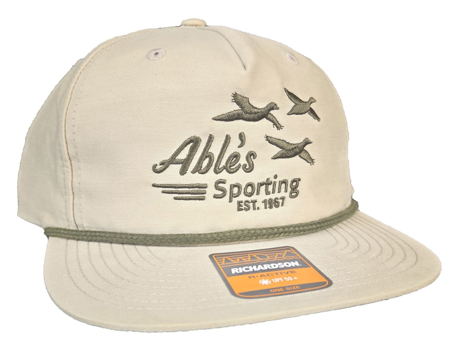 Able's Mesh Cap Sand Dune, Loden Rope Hat, 256 (ACSDLR)