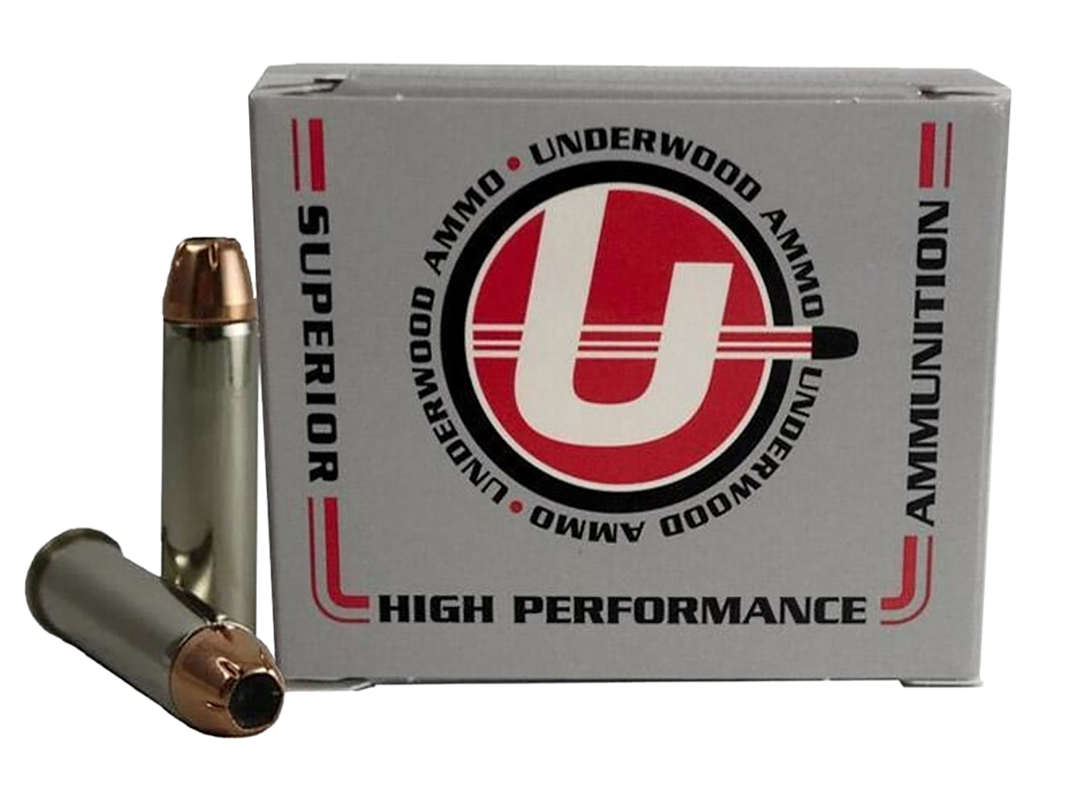 Underwood Handgun Ammunition UA123, 357 Magnum, XTP Jacketed Hollow Point, 125 GR, 1700 fps, 20 Rds/bx