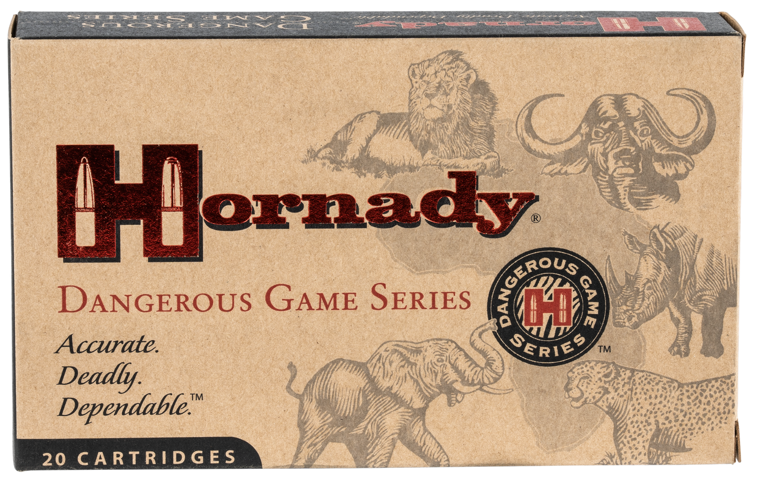 Hornady Superformance Rifle Ammunition 8231, 375 Ruger, Spire Point RP, 270 GR, 2840 fps, 20 Rd/bx