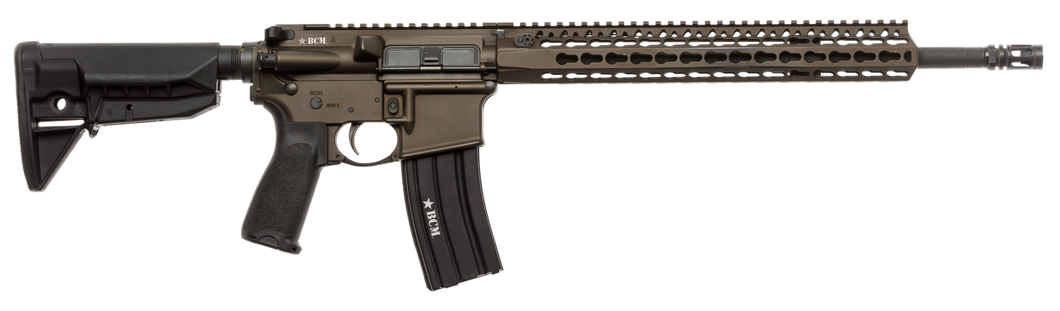 Bravo Company RECCE 16 KMR-A Carbine Keymod Rail Rifle 750-790, 5.56MM, 16", 6 Position, Dark Bronze Cerakote, 30 Rd