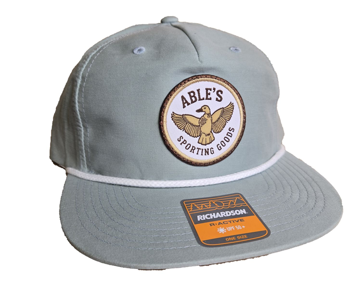 Able's Cap 256 Dusty Blue with White Rope (ACDBWRCP)
