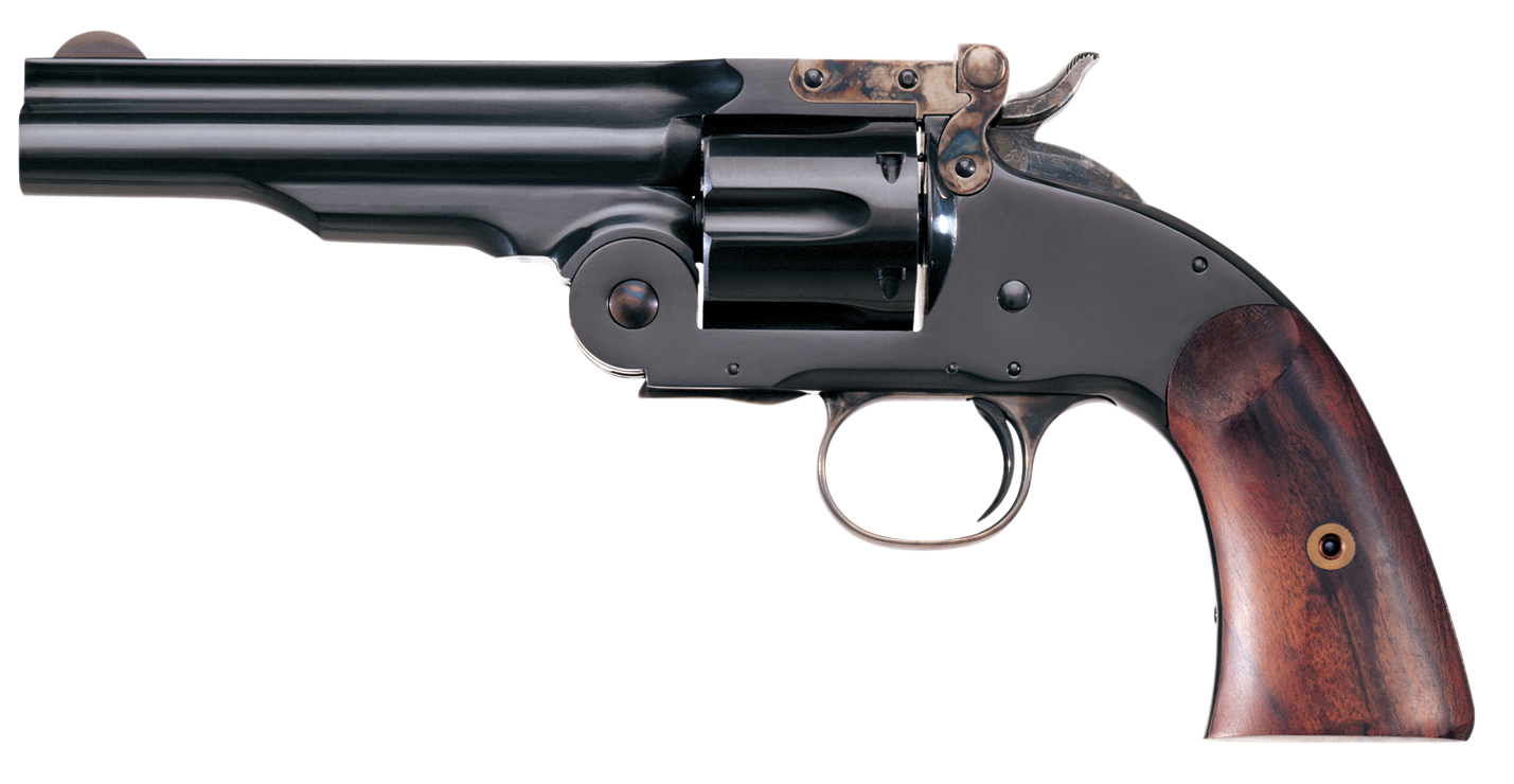 Taylors Second Model Schofield Revolver 550664, 45 Colt (LC), 5", Walnut Grips, Blued Steel, 6rd