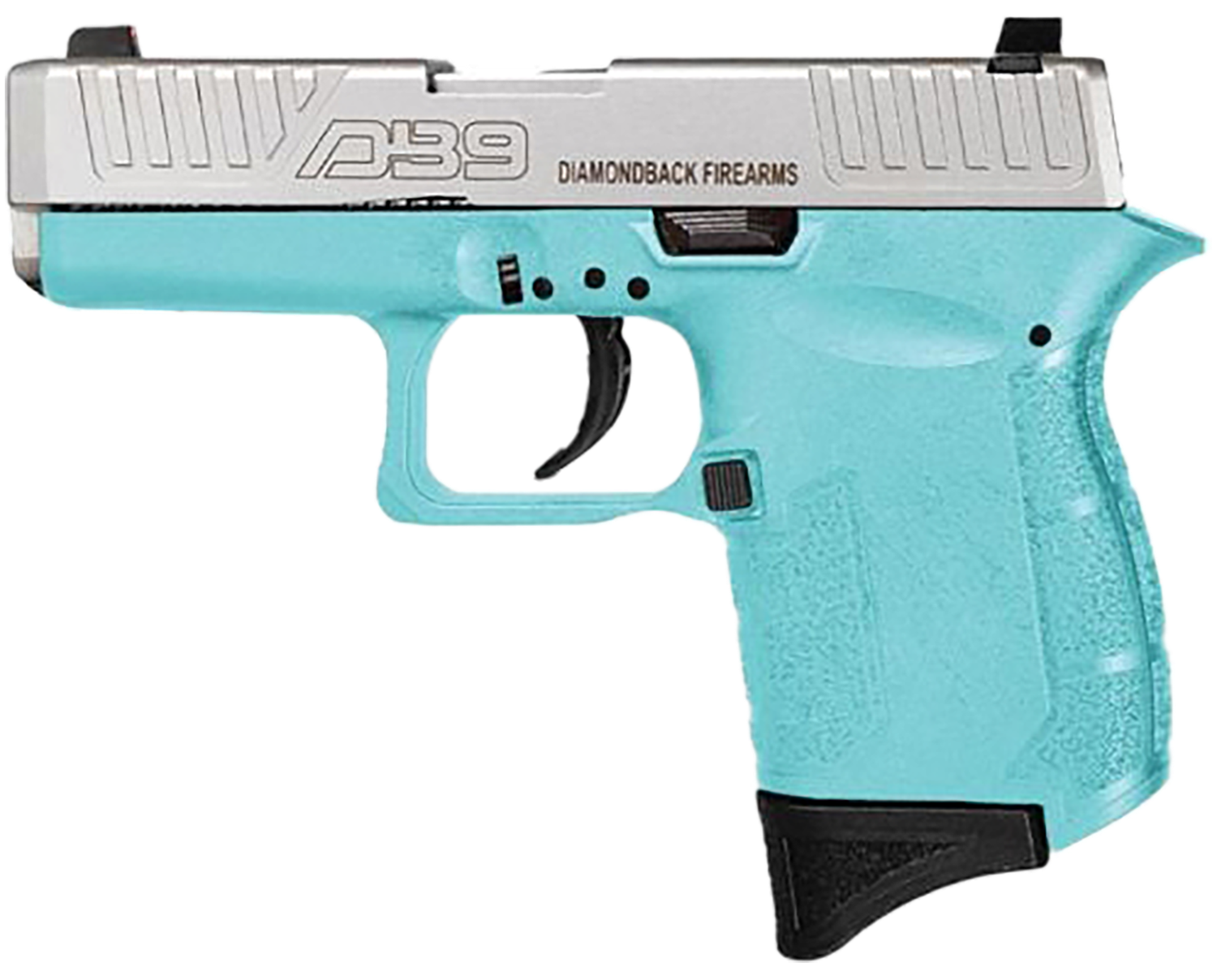 Diamondback DB9 Gen4 Pistol DB0200P091, 9mm Luger, 3.10in, Mint Polymer Frame & Grips, Mint Finish, 6 Rds