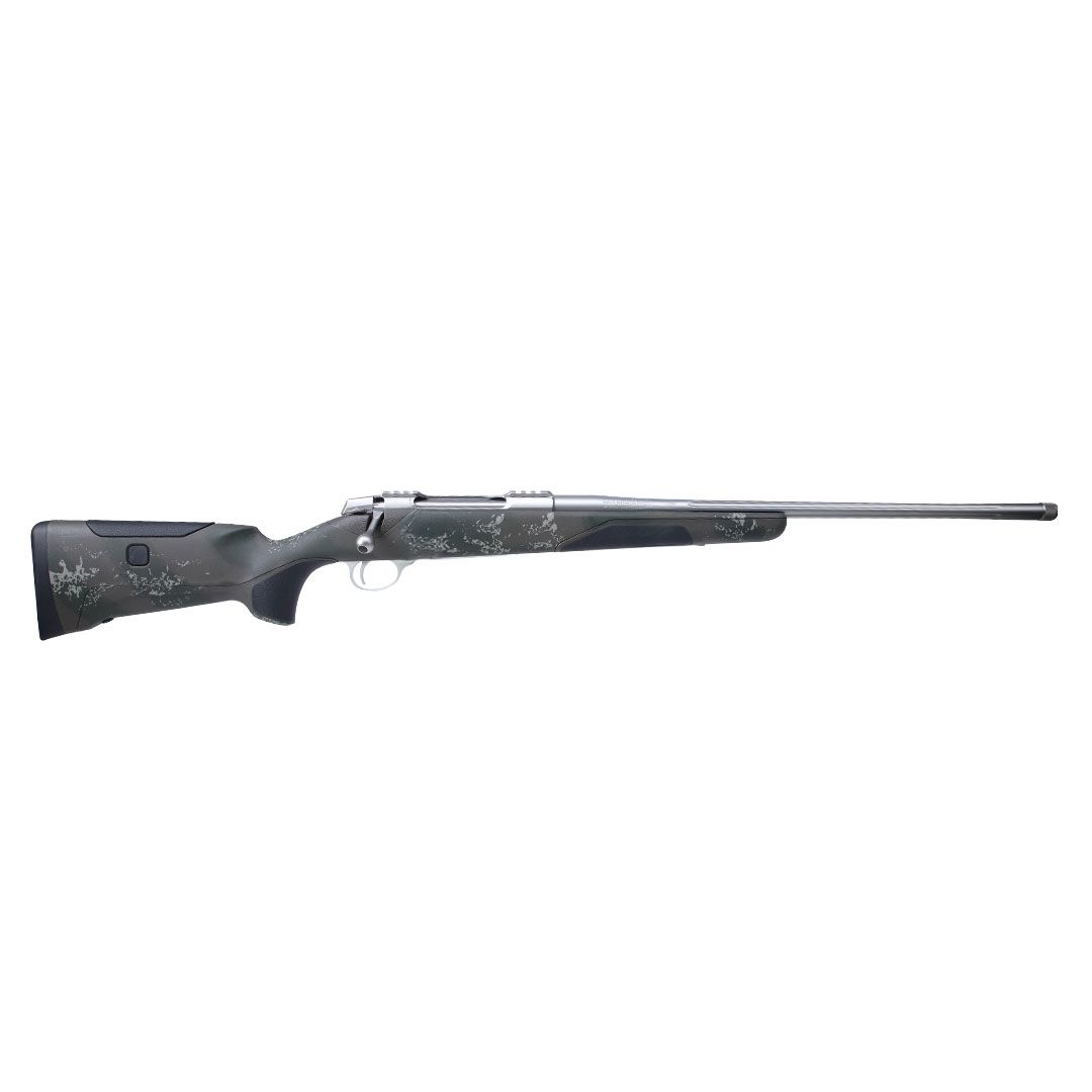 Sako 90 Finnlight Bolt-Action Rifle JRS90FIN37122, 7mm PRC, 22", Stainless/Fluted Barrel, Green Textured Adj. Stock, 4+1