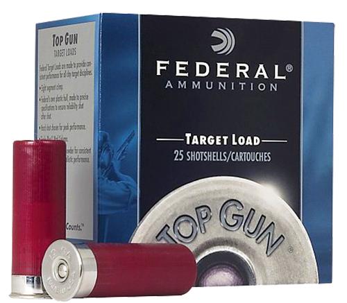 Federal Premium Top Gun Target Shotshells TG1217.5, 12 Gauge, 2-3/4", 1 oz, 1180 fps, #7.5 Lead Shot, 25 Rds/Bx