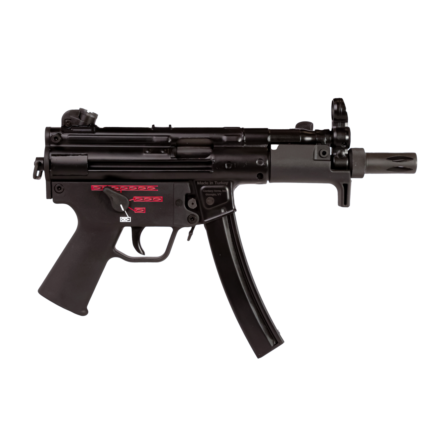 Century AP5 Pistol HG6035N-N, 9mm, 5.75in, 30 Rds