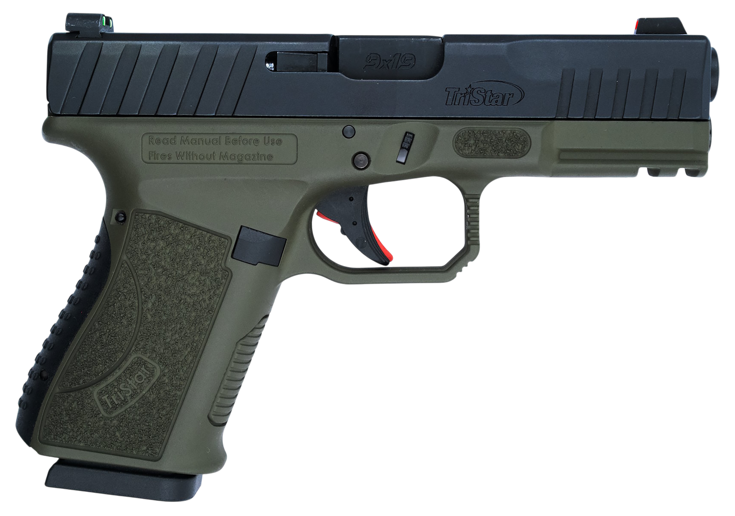 Tri-Star Apoc Pistol 85776, 9mm Luger, 4.02in, Textured, Multicam Cerakote Finish, 15 Rds