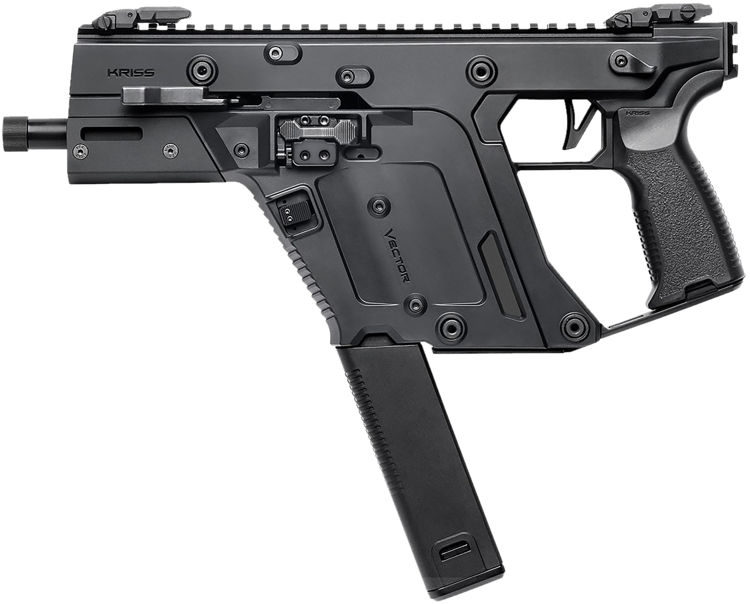 Kriss USA Vector SDP G3 Pistol KV10-3PBL00, 10mm, 5.5in, Black Polymer, 33 Rds