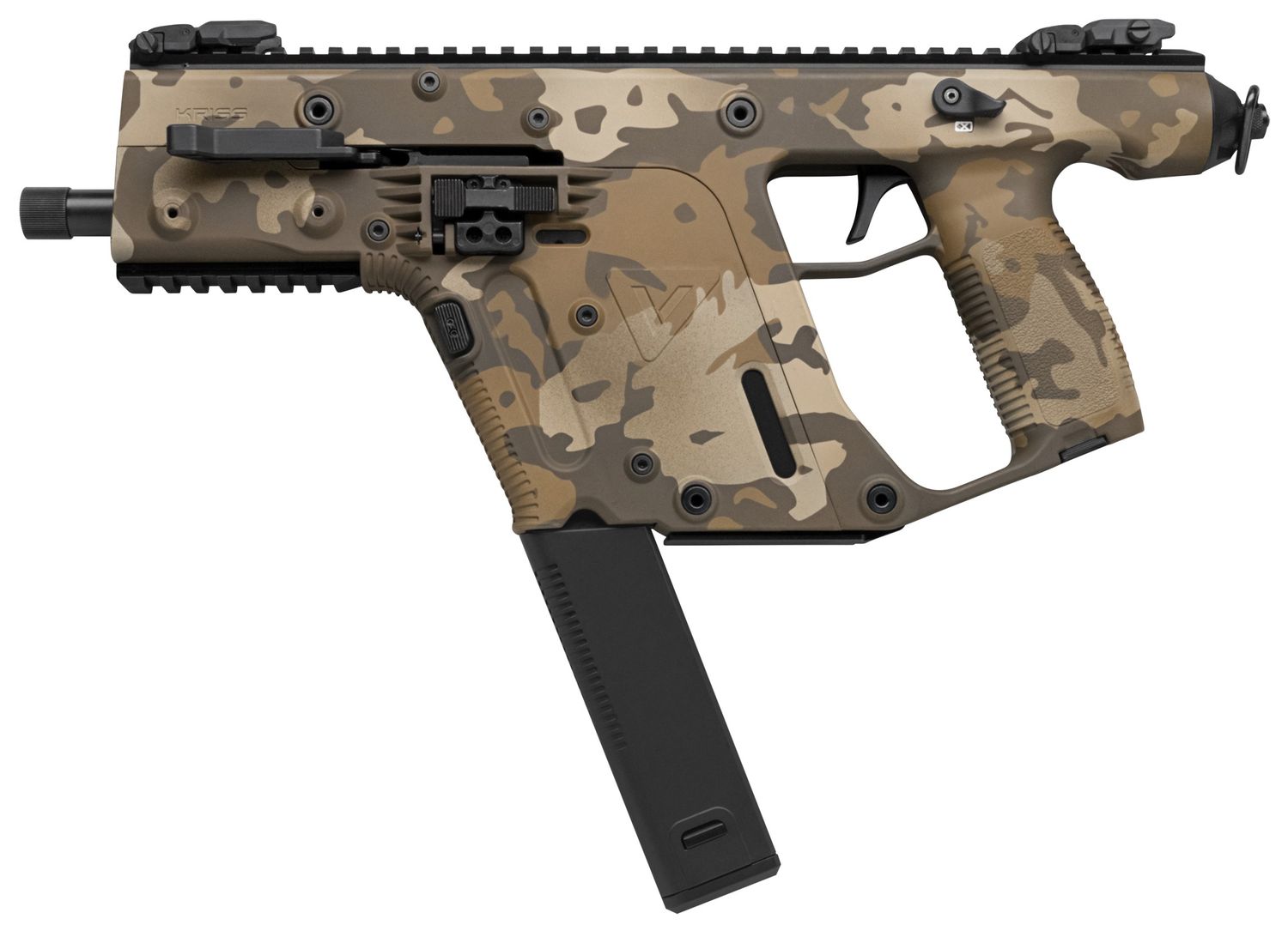 Kriss USA Vector SDP Pistol KV45-PMCFDE20, 45 ACP, 5.5in, FDE Mc Polymer, 30 Rds