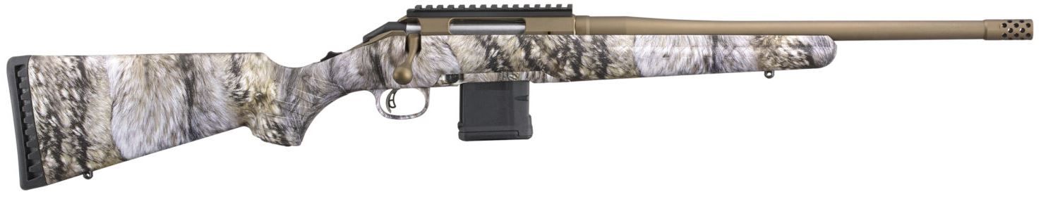 Ruger American Rifle Rifle 36919, 204 Ruger, 16.12", Camo Yote Camo Stock, 10 Rds