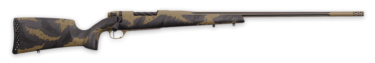 Weatherby Mark V Apex Bolt Action Rifle MAX01N257WR8B, 257 Wthby Mag, 26" Threaded, Fixed Peak 44 Bastion Stock, 3 Rds