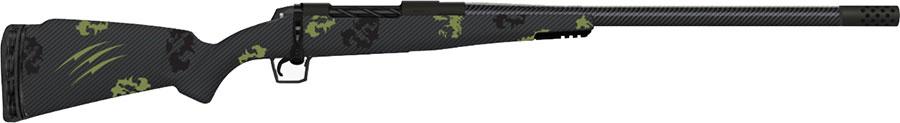 Fierce Rogue Rifle ROG280AI22BF, 280 Ackley Improved, 22"  Carbon Bull Barrel, Radial Brake, Black/Forest Finish