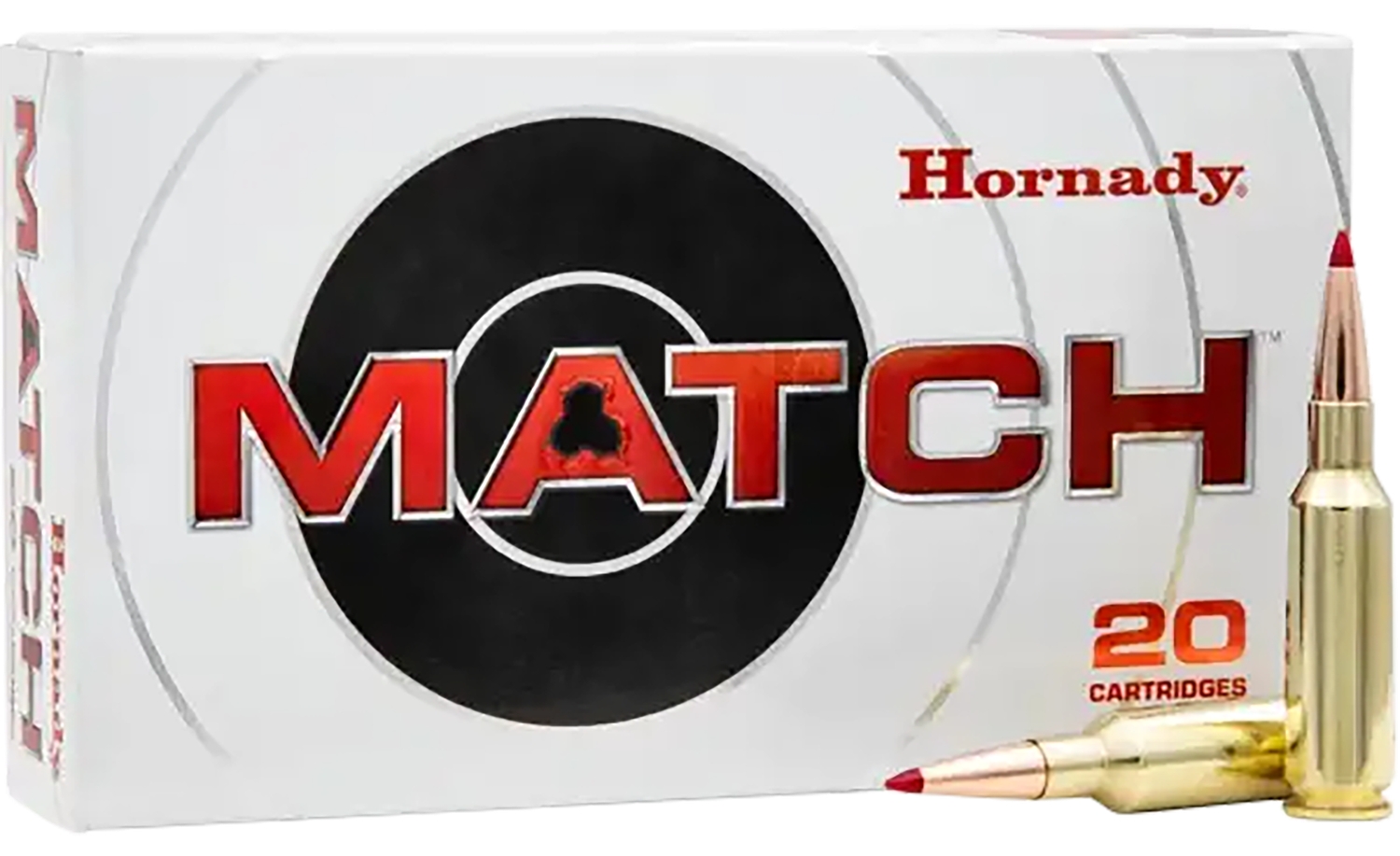 Hornady ELD Match Rifle Ammunition 81534, 224 Valkyrie, ELD-M, 88 GR, 2675 fps, 20 Rd/Bx