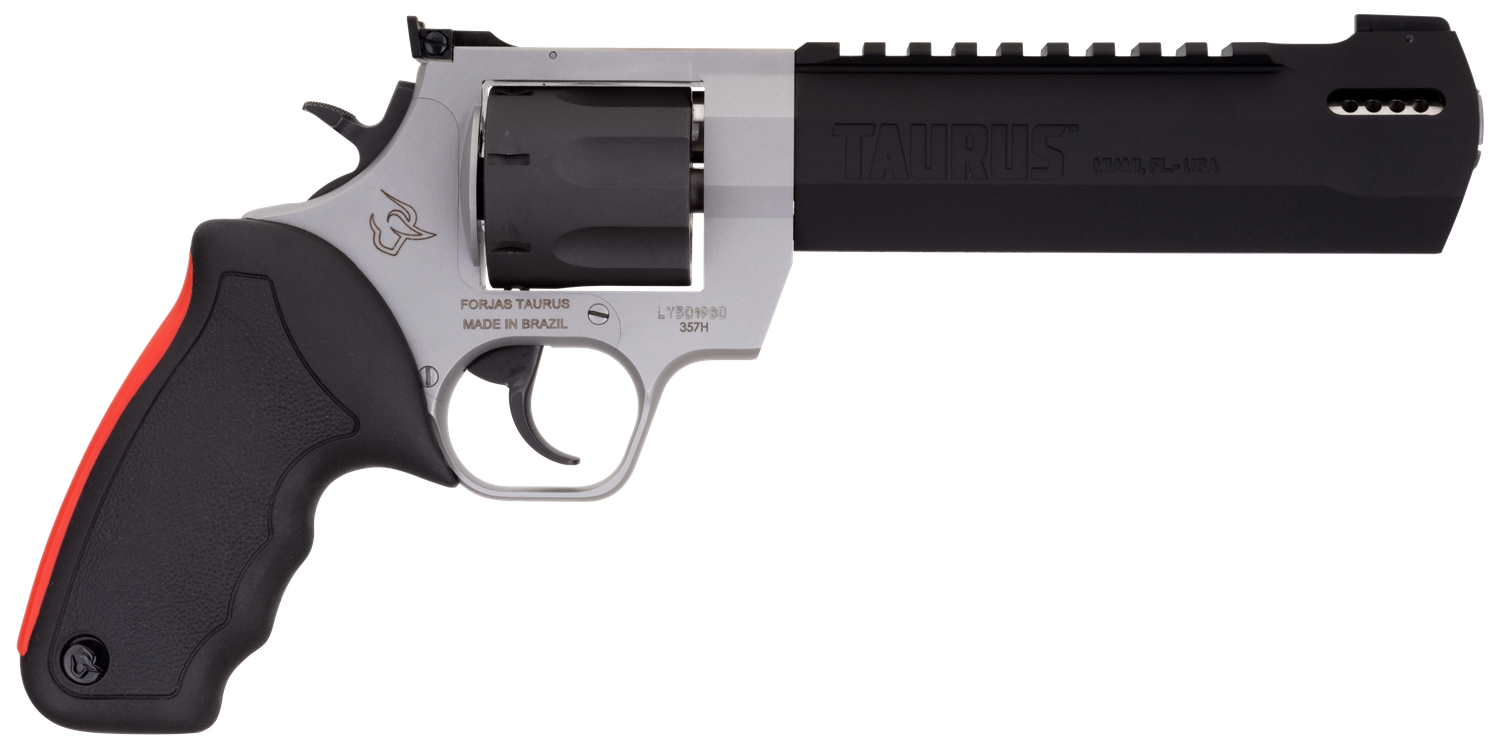 Taurus Raging Hunter Revolver 2454065RH, 454 Casull, 6.75", Black Rubber Grips, Matte Black Finish, 5 Rds