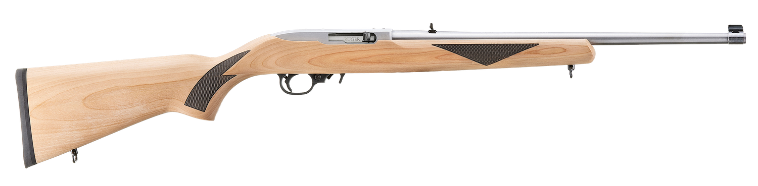 Ruger 10/22 Sporter  Rifle 31229, 22 LR, 18" Sporter, Semi-Auto, Wood Stock, Stainless Finish, 10 Rds