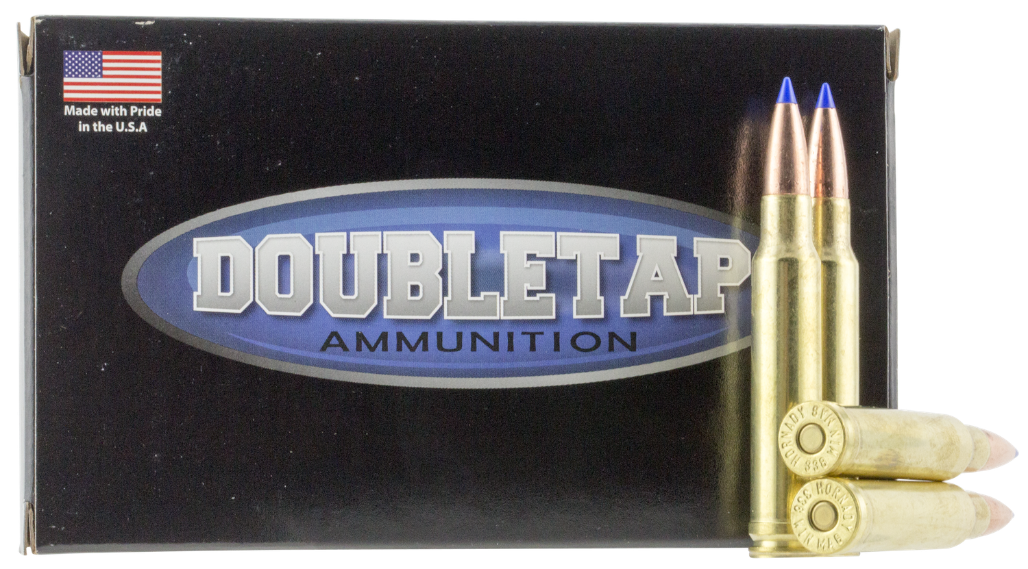 DoubleTap Ammunition Longrange Rifle Rifle Ammunition 338W160X, 338 Win Mag, DT Lead Free, 160 GR, 3275 fps, 20 Rd/bx