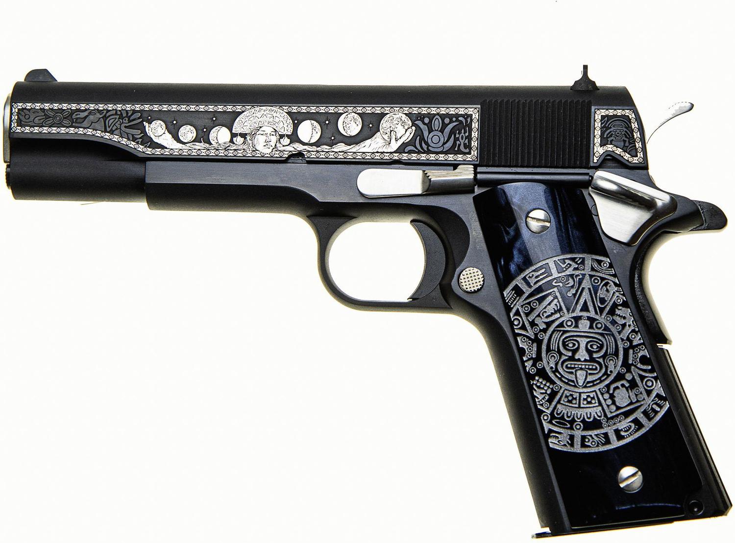 Colt Government Pistol 1911C-38-MQM, 38 Super, 5in, Solar Flare