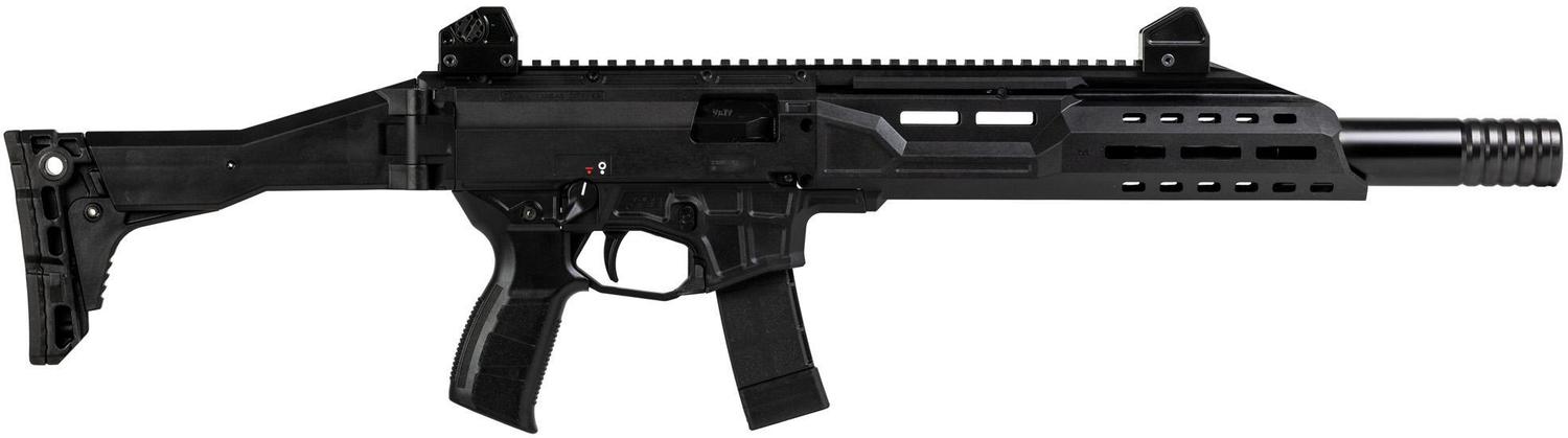 CZ Scorpion 3+ Semi-Auto Rifle 91434, 9mm, 16", Black Polymer Folding Stock, Ambidextrous, 20 Rds