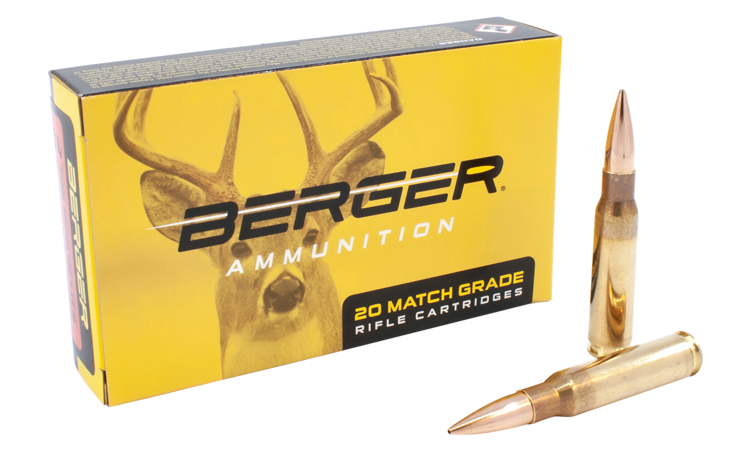 Berger Rifle Ammunition 60040, 308 Winchester, Berger Classic Hunter, 168 Gr, 2675 fps, 20 Rds