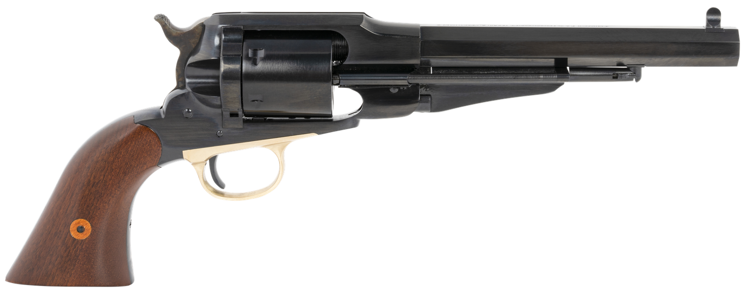 Cimarron 1858 New Model Army Revolver CA1010, 38 Special, 7.37in, Walnut Grips, 6 Rds