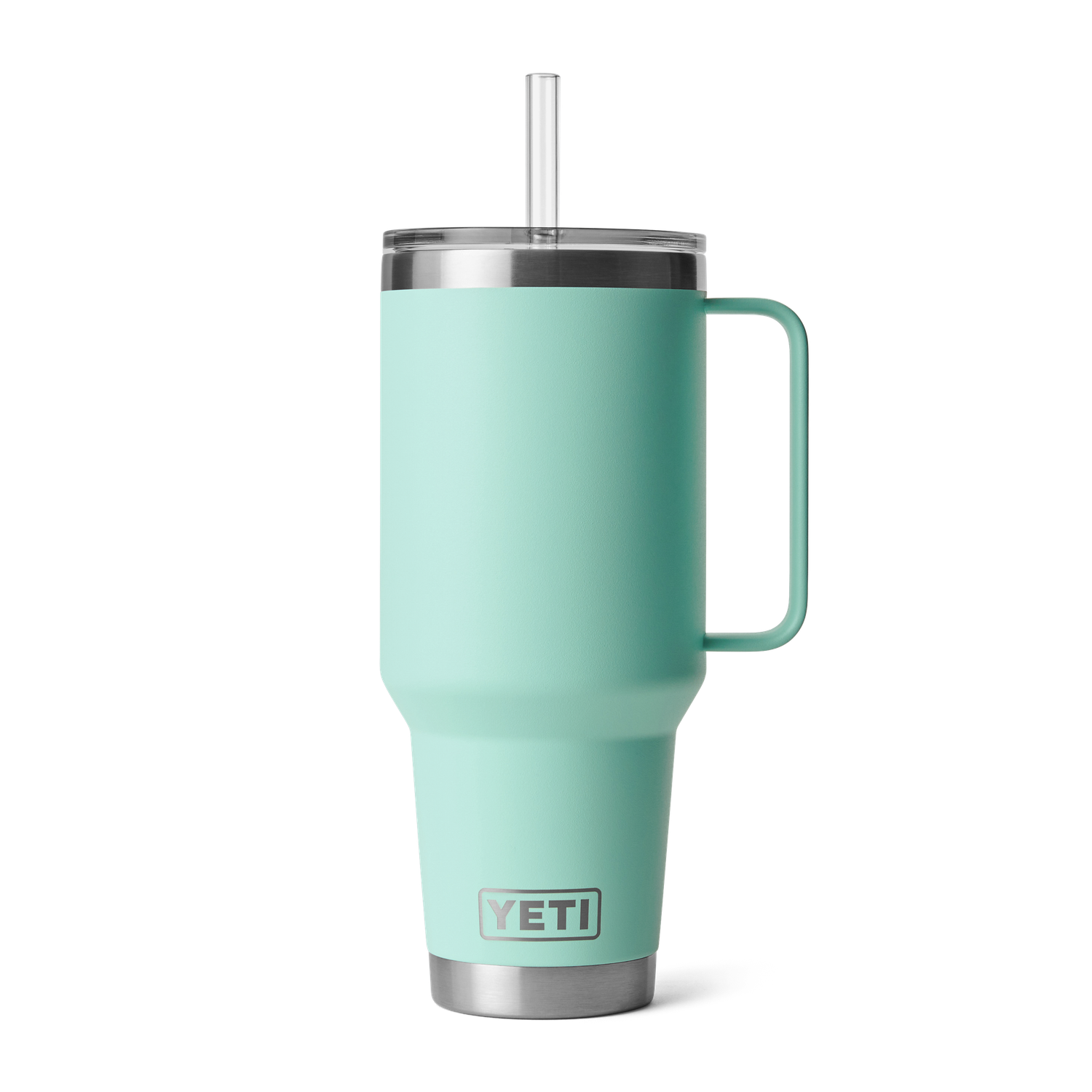 Yeti Rambler 42oz Travel Mug w/ Straw Lid (21071503837) Stainless Steel, Seafoam