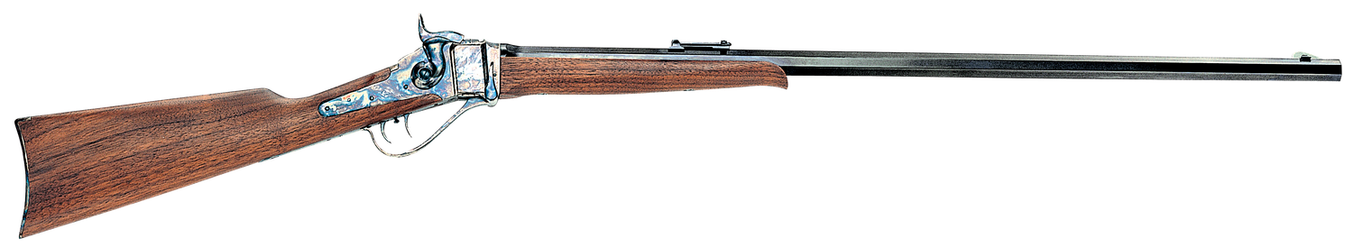 Taylors 1874 Sharps Sporting Rifle 138, 45-70 Government, 32 in Octagonal, Walnut Stock, Blue Barrel/Case Hardened Receiver