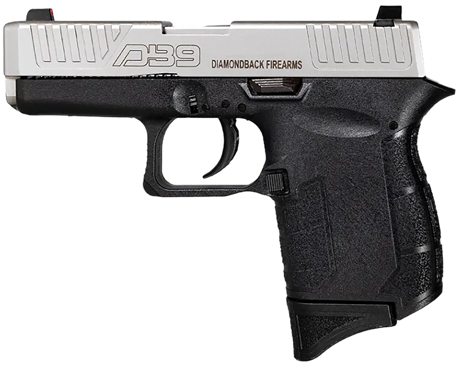 Diamondback DB9 Gen4 Pistol DB0200P021, 9mm Luger, 3.10in, Black Polymer Frame Black & Grips, Black Finish, 6 Rds
