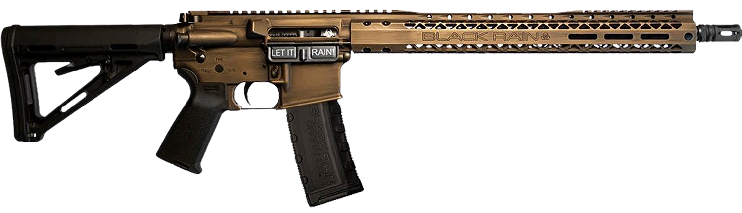Black Rain Ordnance Fission Rifle BROFUSIONBB, 5.56x45mm NATO, 16", Adjustable Magpul Stock, 30 Rds
