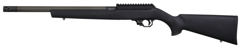 Volquartsen Superlite Rimfire Rifle VCR-0331, 22 LR, 16", Black Hogue Stock, OD Green Barrel, Rapid Release