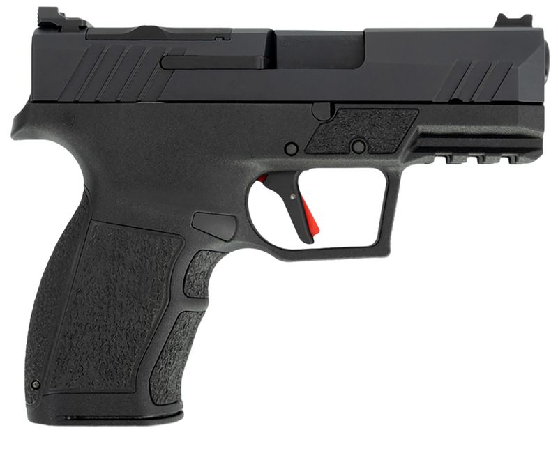 Tisas PX-9 Carry Optic Ready Pistol 15000302, 9mm Luger, 3.50in, Black w/Interchangeable Backstrap, Black Tennifer Finish, 15 Rds