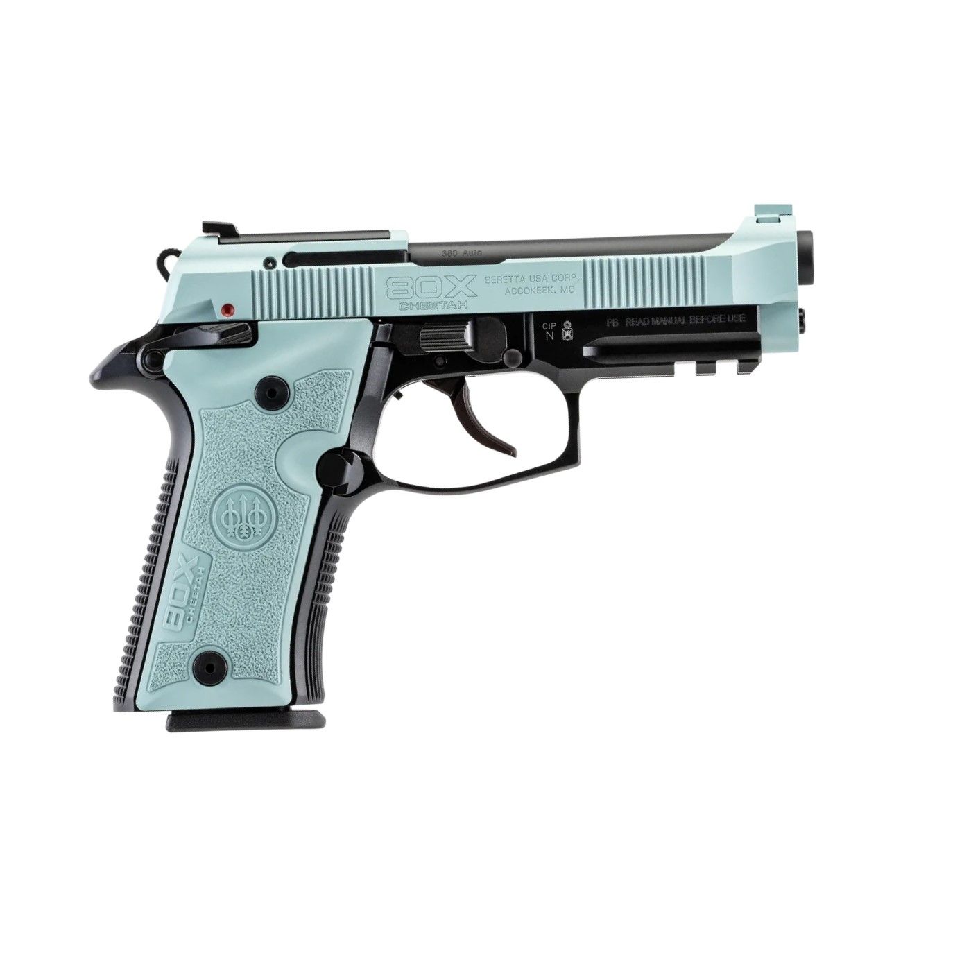 Beretta 80X Cheetah Optic Ready Pistol SPEC0715A, 380 ACP, 3.9in, Alloy Frame, Blue Finish, 13 Rds