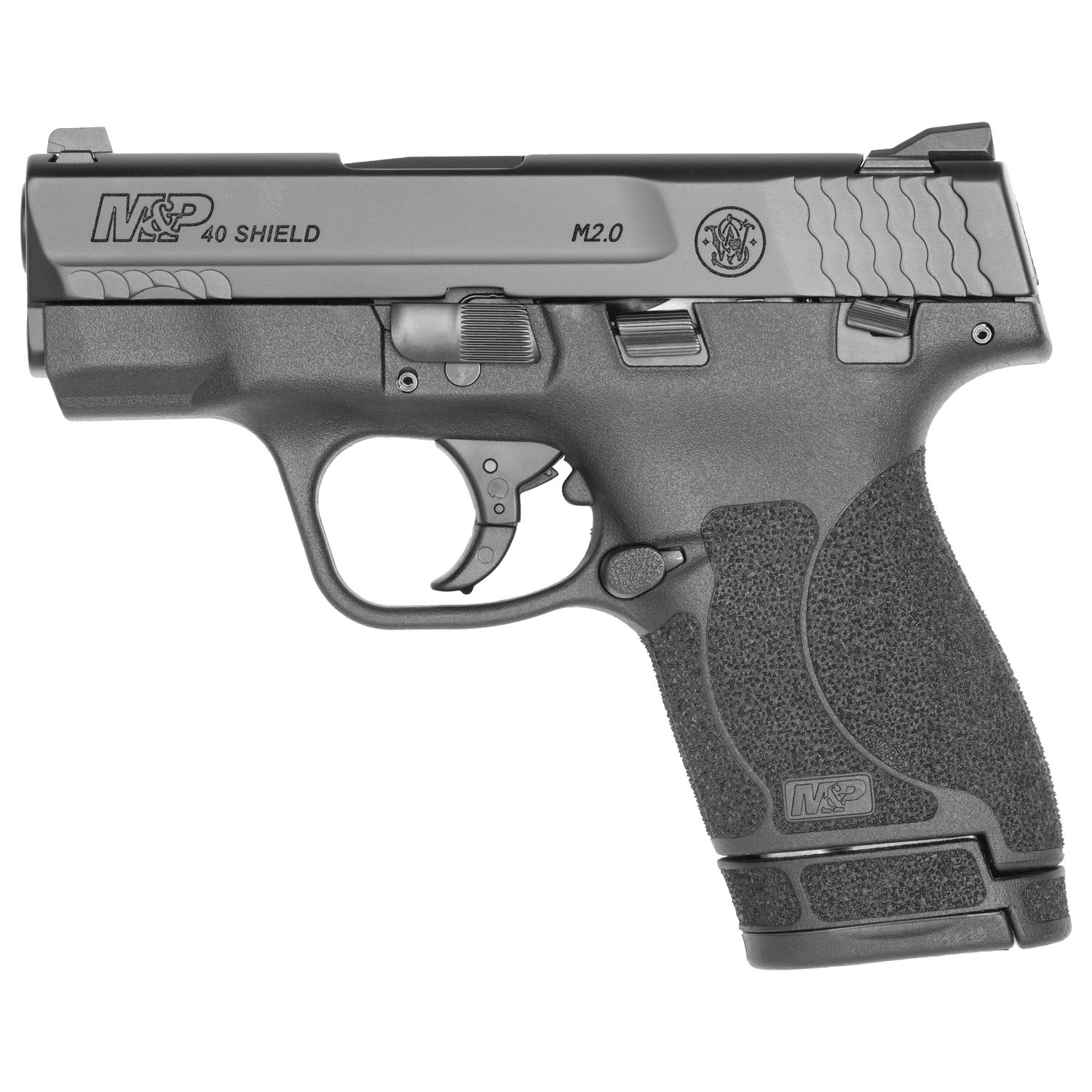 Smith and Wesson M&P40 Shield M2.0 Pistol 14656, 40 S&W, 3.1in, Polymer Grips, 7 Rds