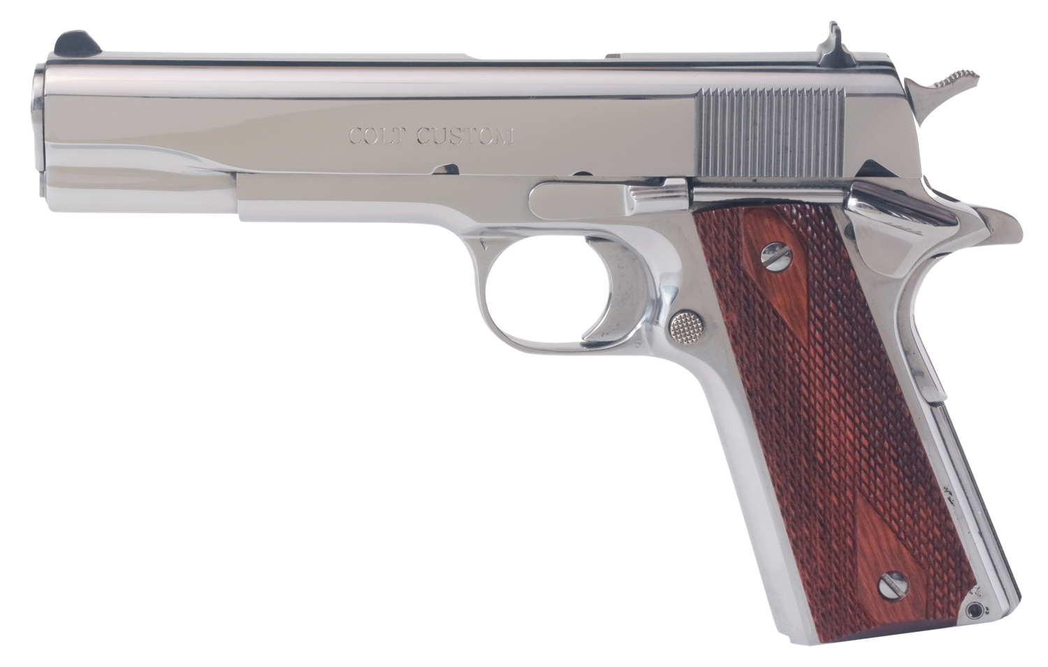 Colt Government Pistol O1070BSTS, 45 ACP, 5 in, Rosewood Grip