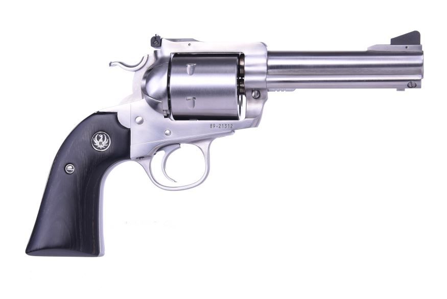 Ruger Super Blackhawk Bisley Revolver 0876, 44 Magnum | 44 Special, 4-5/8in, Black Laminate Grips, Satin Stainless, 6 Rds