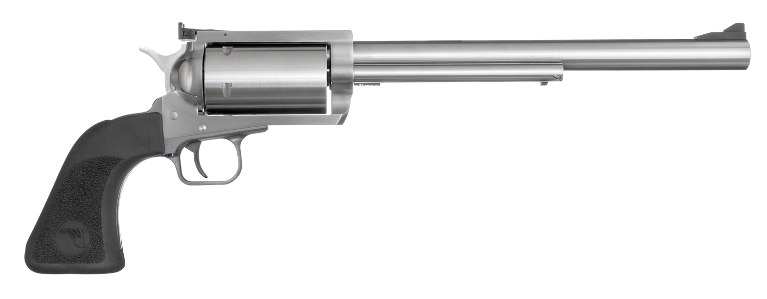 Magnum Research BFR Revolver BFR460SW10, 460 S&W MAG, 10", Hogue Rubber Grip, Stainless Finish, 5 Rd