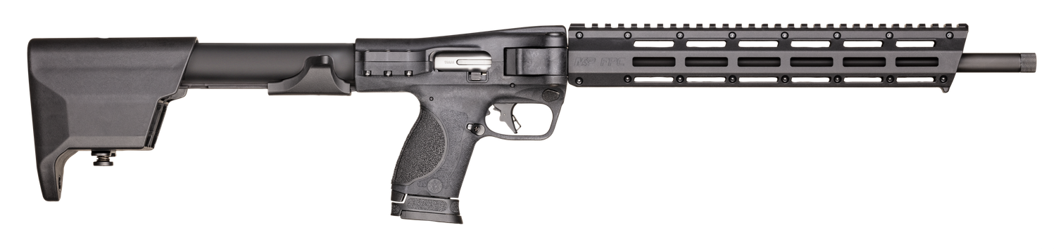 Smith & Wesson M&P FPC Rifle 12575, 9mm, 16.25 in, Collapsible Stock, Black Finish, 23 Rd