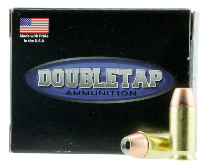 DoubleTap Home Defense Home Defense Pistol Ammunition 45A185CE, 45 ACP, Jacketed Hollow Point (JHP), 185  GR, 1200  fps, 20 Rd/bx