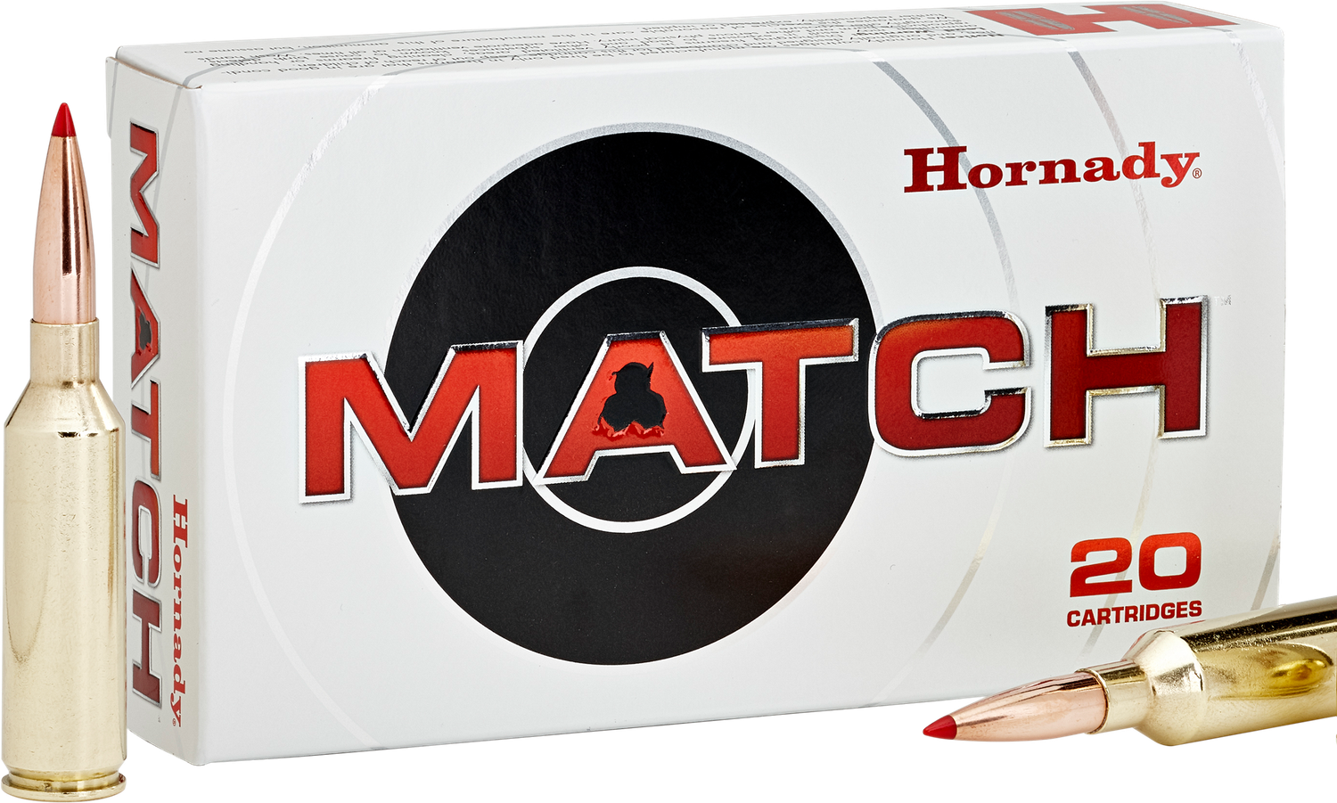 Hornady ELD Match Rifle Ammunition 81620, 6.5 PRC, ELD Match, 147Gr, 2910 fps, 20 Rds