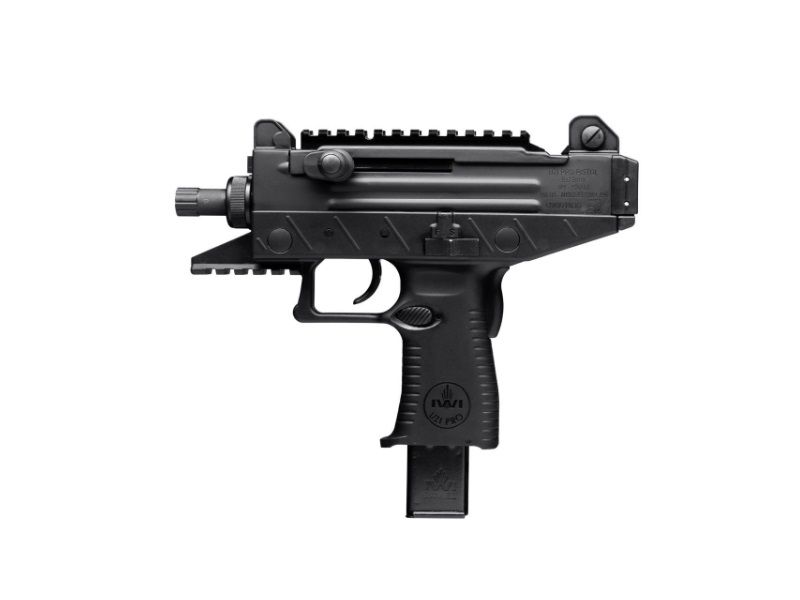 IWI UZI Pro Pistol UPP9S-T, 9mm, 4.5in, Polymer Lower, Side-Charging Handle, 25 Rds