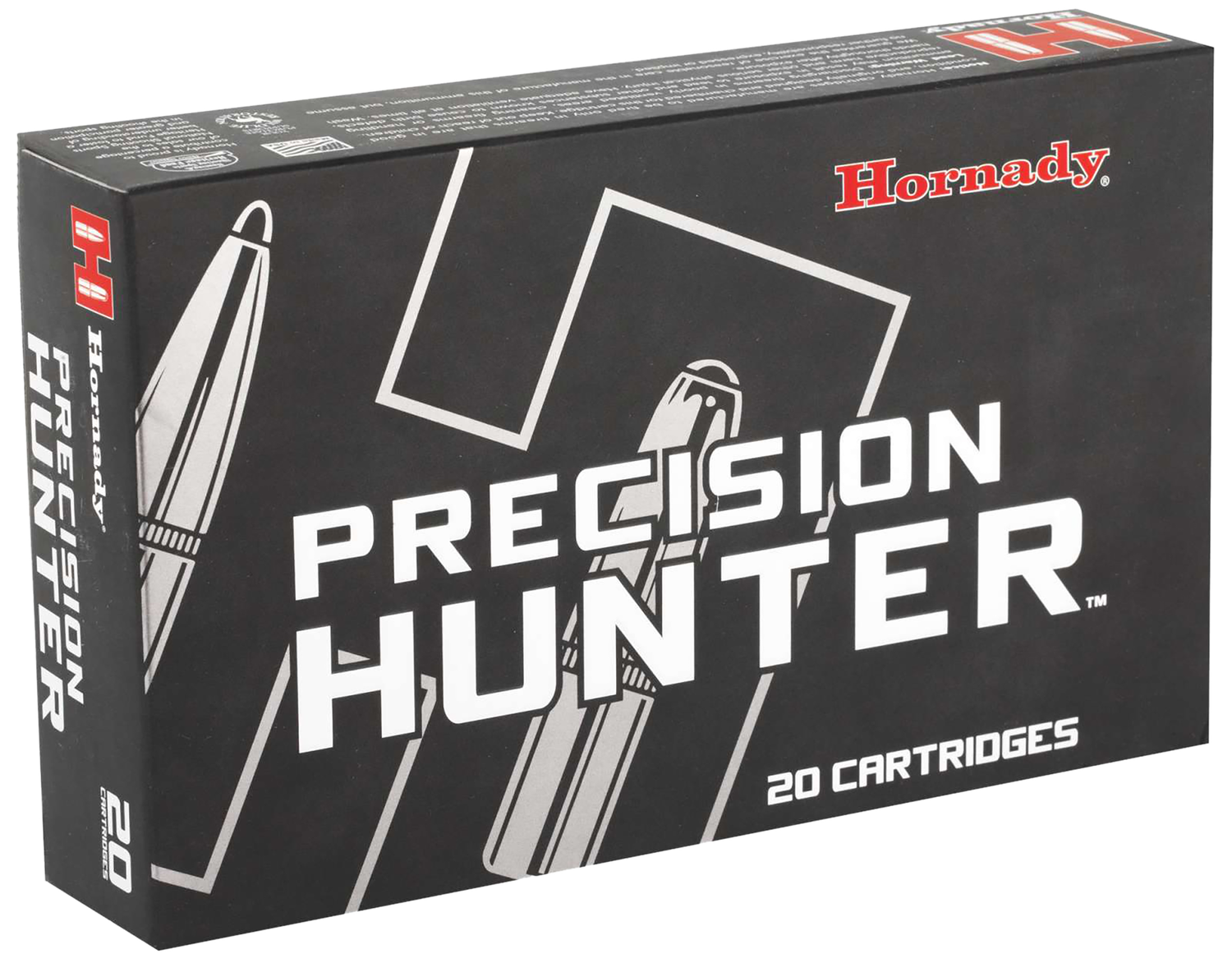 Hornady Precision Hunter Rifle Ammunition 82222, 338 Winchester Magnum, ELD-X, 230 GR, 2810 fps, 20 Rd/Bx