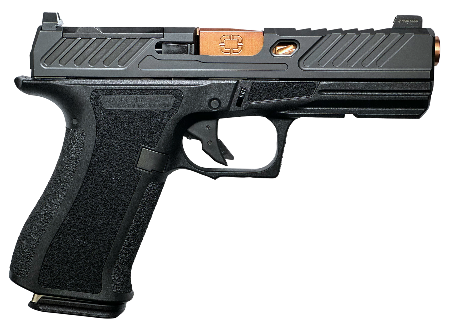 Shadow Systems CR920XL Elite Optic Ready Pistol SS-5055, 9mm, 4.18in, Black Frame Grips, 10 Rds