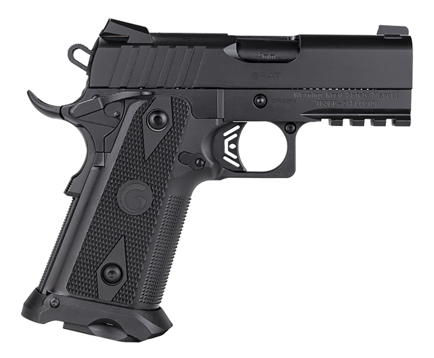 EAA Witness2311 Optic Ready Pistol 395035, 9mm Luger, 3.40in, Black Checkered Polymer Grips, Black Finish, 17 Rds