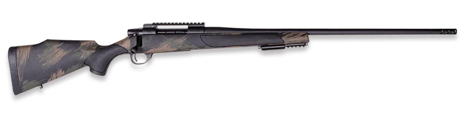 Weatherby Vanguard Black Hills Rifle VBS350NR0O, 350 Legend, 20", Black polymer Monte Carlo stock with green & tan paint Stock, 5 Rds