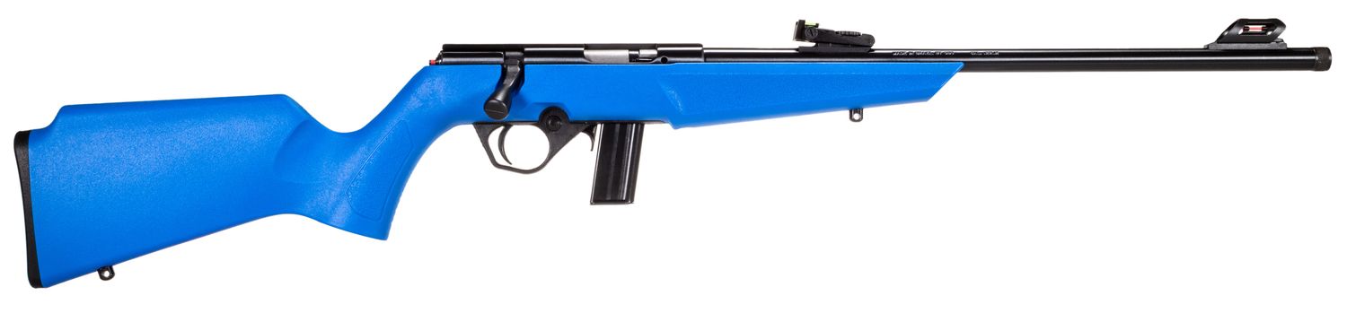 Rossi RB22 Compact Rifle RB22L1611BL, 22LR, 16.5", Synthetic Blue Monte Carlo Stock, 10 Rds