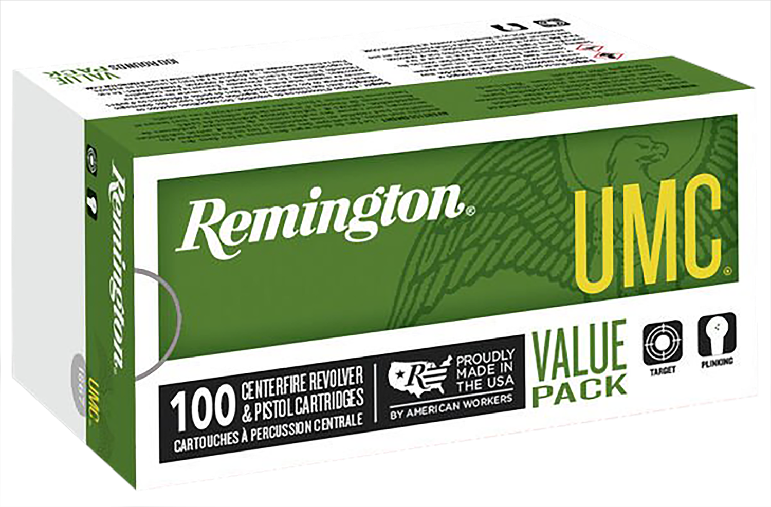 Remington UMC Handgun Ammunition Value Pack L45AP7B, 45 ACP, Jacketed Hollow Point (JHP), 230 GR, 845 fps, 100 Rd/b