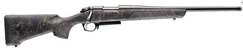 Bergara B-14 Stoke Bolt Action Rifle B14S904, 22-250 Rem, 20", Black w/Tan Web SoftTouch Stock, Graphite Black Finish, 4+1 Rds