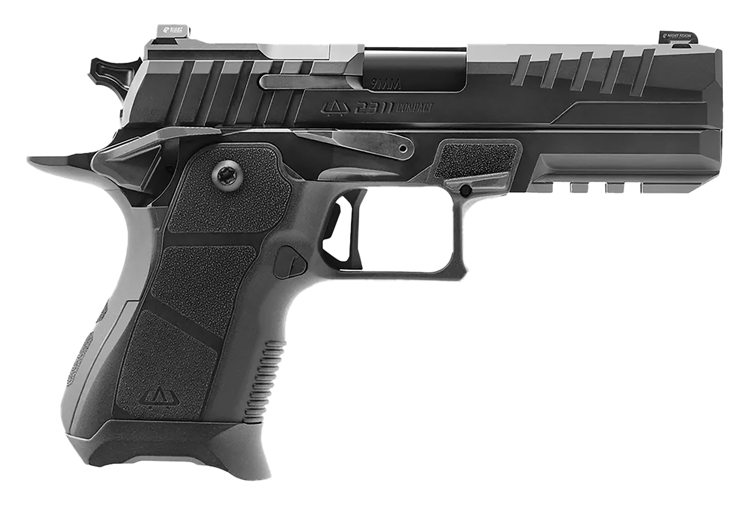 OA DEFENSE 2311 w/Plus Kit Optic Ready Pistol OA2311CMPTKITBLKSTD15, 9mm Luger, 4.25in, Black Polymer, Black Finish, 15 Rds