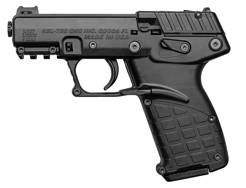 Kel-Tec P17 Pistol P17BBLK10, 22 LR, 3.80in, Textured Grips, Black Finish, 10 Rds